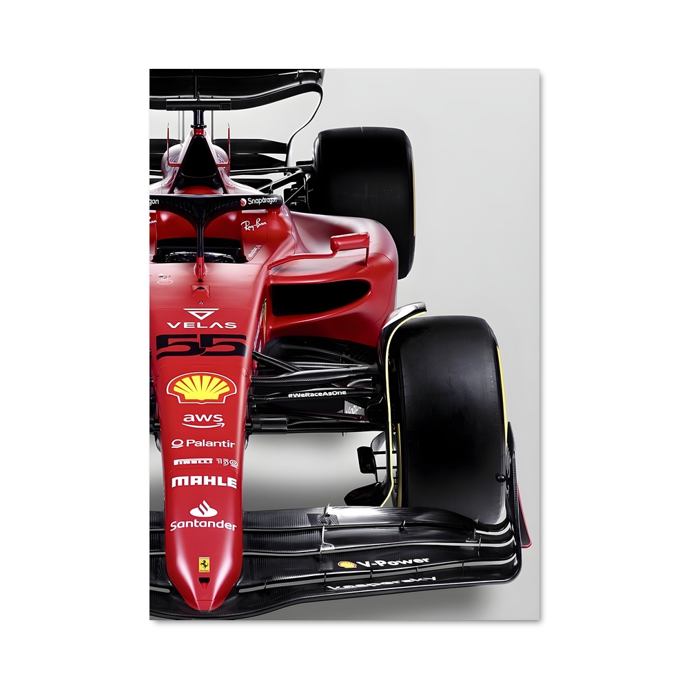 Poster Ferrari F1-75 Speedster